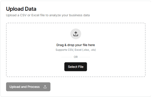 Chitralytix upload screen